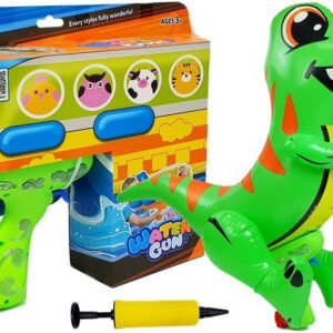 Duży Pompowany Pistolet Na Wodę Dinosaur